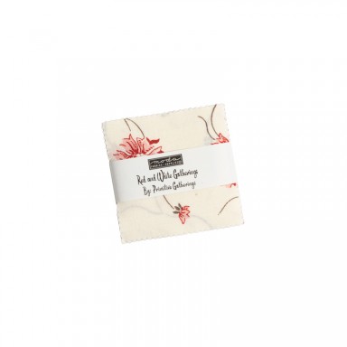 Red And White Gatherings Mini Charms