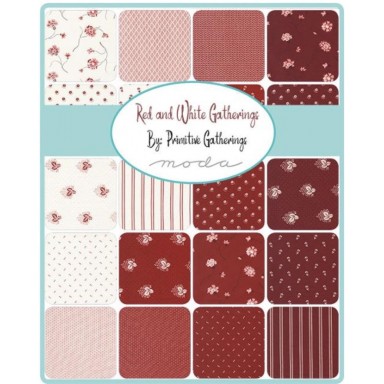 Red And White Gatherings One Yard Bundle