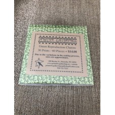 Green Reproduction Prints Charm Pack