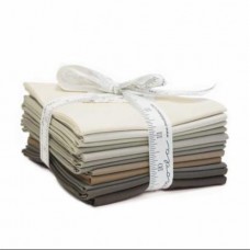 Bella Solids Fat Quarter Bundle-Taupes/Blacks