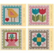 Bee In My Bonnet Stitch Cards Set A