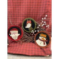 Penny Rug Ornaments
