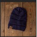 Stitch Knit Beanie- Navy