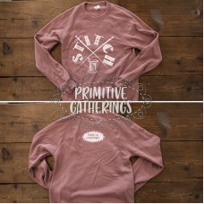 Stitch Sweatshirt-Rose