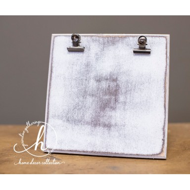 6" White Clipboard Stand