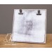 6" White Clipboard Stand