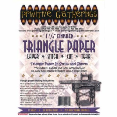  1 1/4 " Finished Triangle Paper 