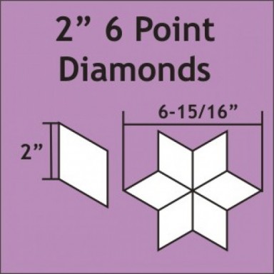 2" 6 Point Diamond Large Pack