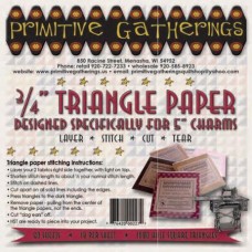 3/4" Triangle Paper For Charms