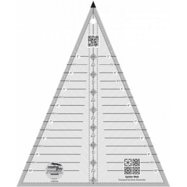Creative Grids Spider Web Quilt Ruler