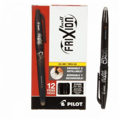 Frixon Pen-Black Ball Heat Erase