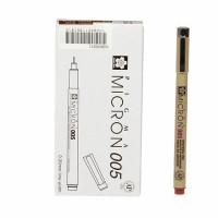 Pigma Micron Pen Brown .20mm Size 005
