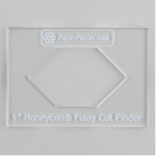 1"Honeycomb Fussy Cut Finder