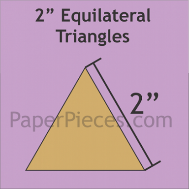2" Equilateral Triangle Small Pack