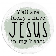 Jesus In My Heart Sticker