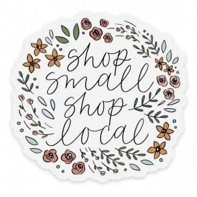 Shop Small Shop Local Sticker