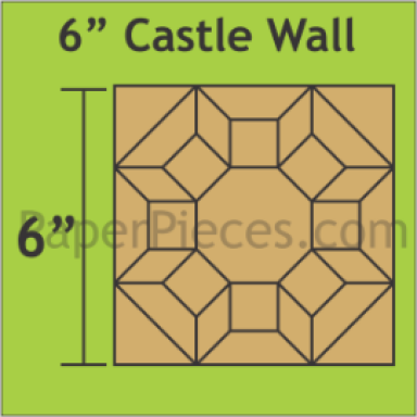 6" Castle Wall Large Pack