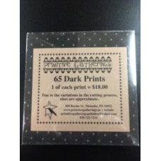 65 Dark Prints Charm Pack