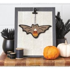 Bat And Candy Corn Ornament