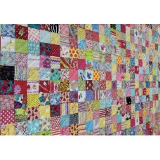 Postcard Project No. 3 - Scrappy Squares