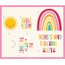 Sunshine Rainbow Cloud Pillows
