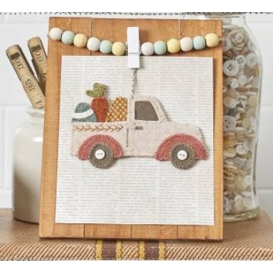 Vintage April Truck Ornament