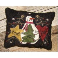 Peace, Love & Joy Pincushion