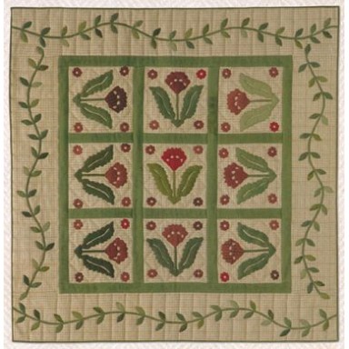 Antique Folk Flower