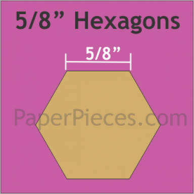 5/8" Hexagons Small Pack