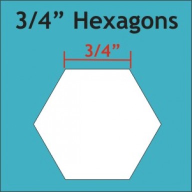 3/4" Hexagons Small Pack