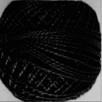 Black #1- Valdani #8 Perle Cotton 