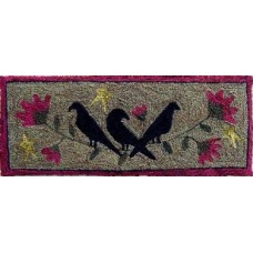 Three Old Crows Punchneedle