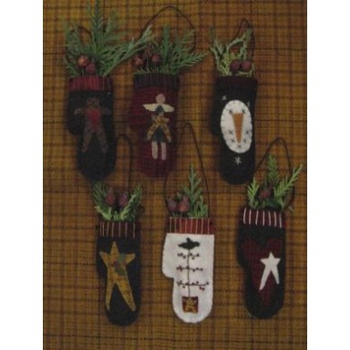 Wool Mitten Ornies  