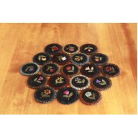 Wool Flower Pennies