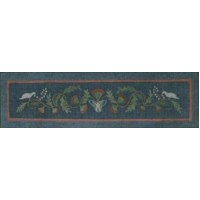 Coxcombs &  Berries Table Runner 
