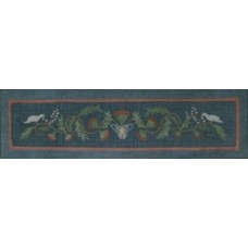 Coxcombs &  Berries Table Runner 