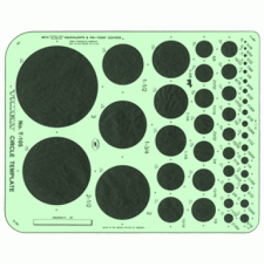 Circle Template T-105