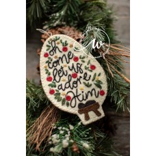 Oh Come Let Us Adore Him Ornament