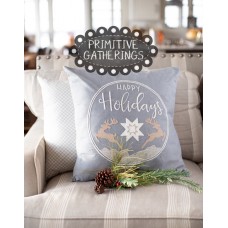 Happy Holidays Pillow