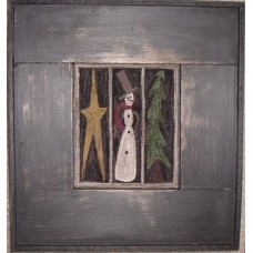 Winter Window Pane Needle Punch