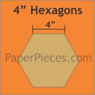 4" Hexagons Small Pack